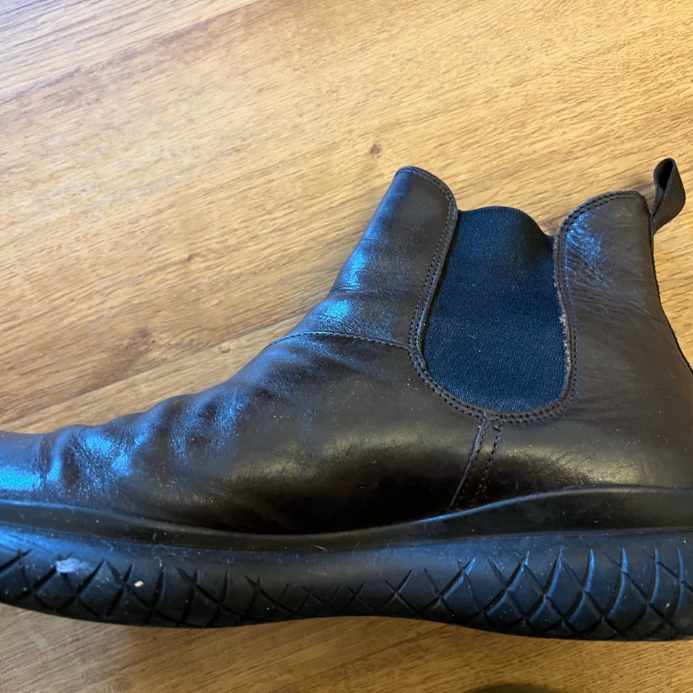 a pair of Prada boots